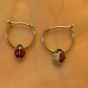 Gold Children's Hoop Earrings